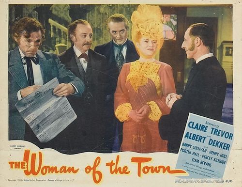 The Woman of the Town Poster