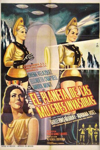  Planet of the Female Invaders Poster
