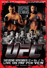  UFC 78: Validation Poster