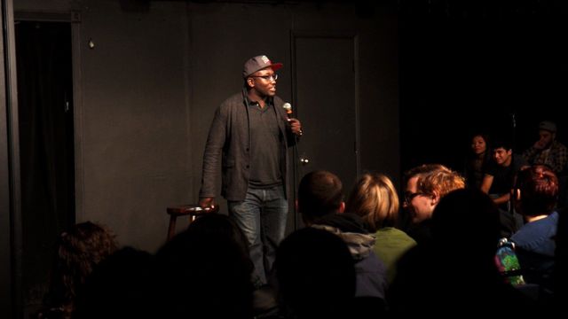 Adventures in Comedy Backdrop