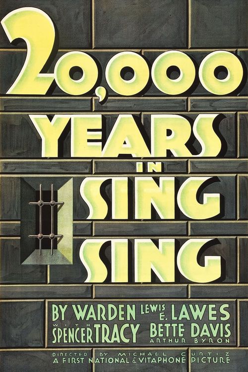 20, 000 Years in Sing Sing Poster