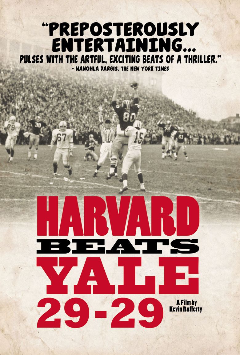 Harvard Beats Yale 29-29 Poster