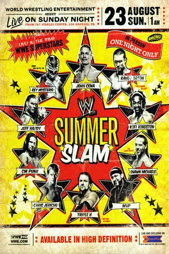  WWE SummerSlam 2009 Poster