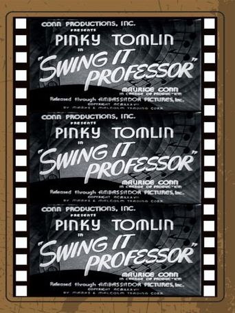  Swing It Professor Poster