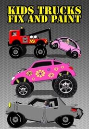  Kids Trucks Fix and Paint Poster