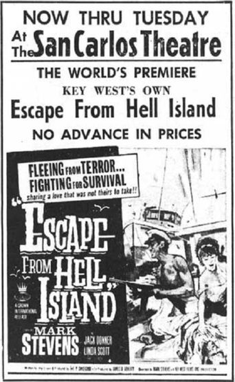  Escape from Hell Island Poster