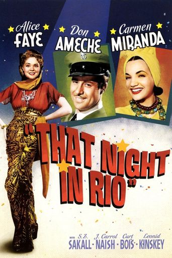  That Night in Rio Poster