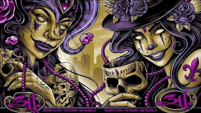311 - Mardi Gras 2020 Backdrop