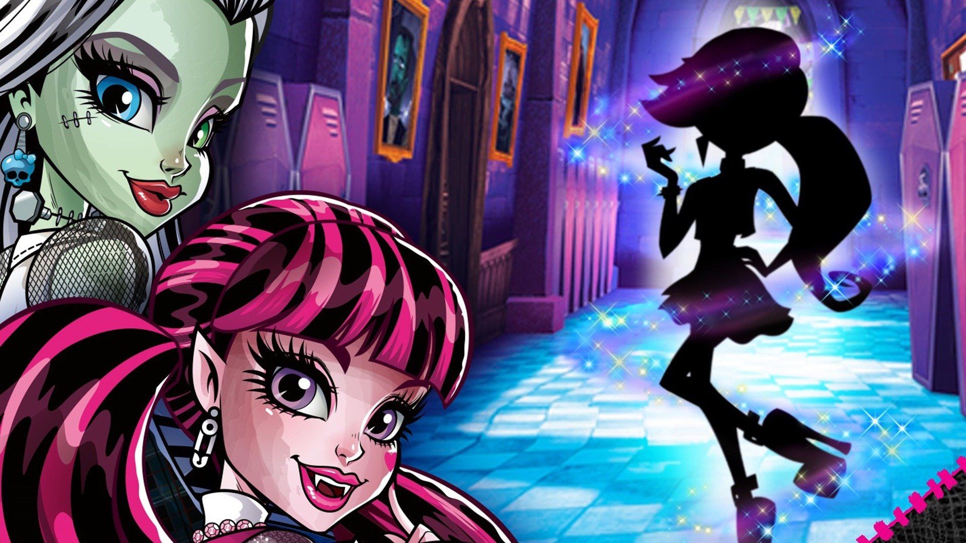Monster High: New Ghoul at School Backdrop