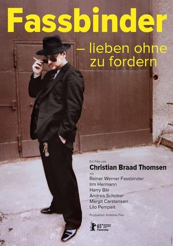  Fassbinder: Love Without Demands Poster