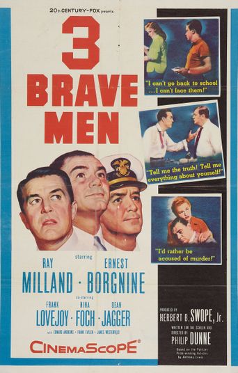  Three Brave Men Poster