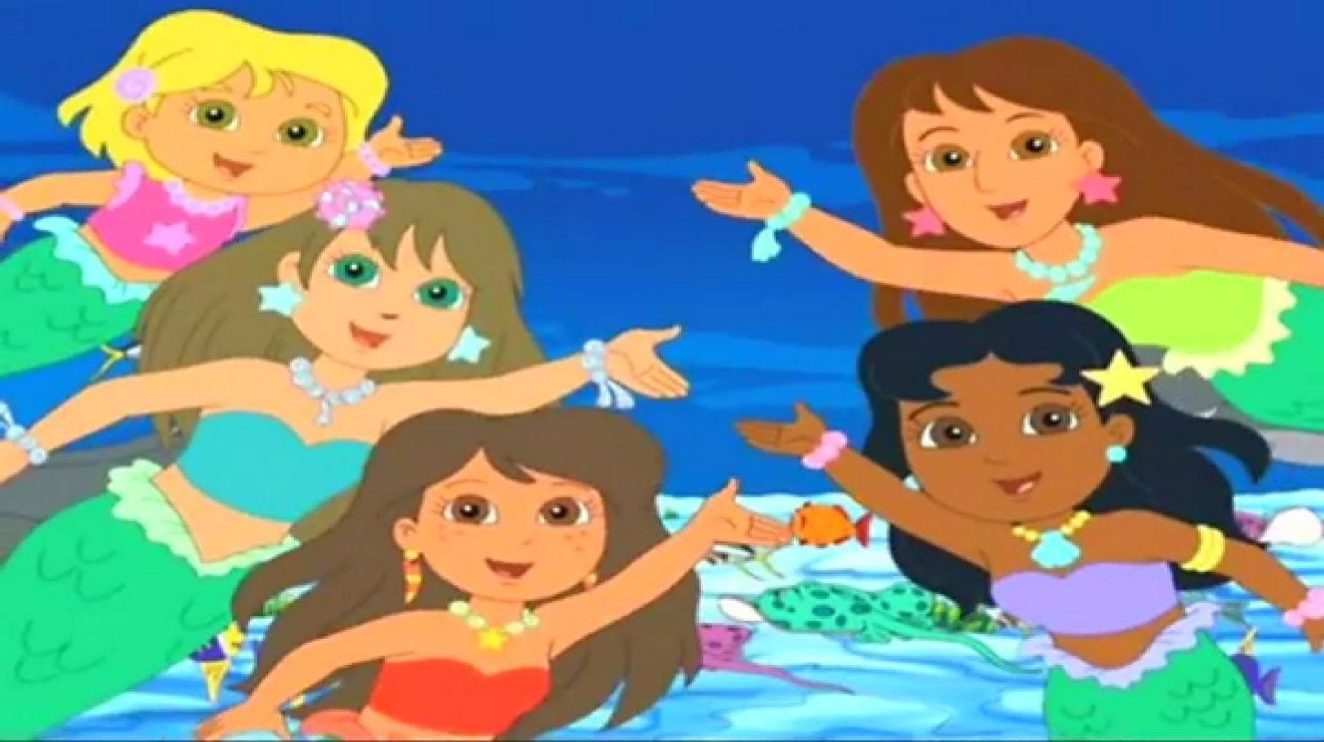 dora the explorer saves the mermaids