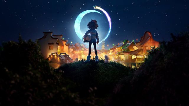 Over the Moon Backdrop