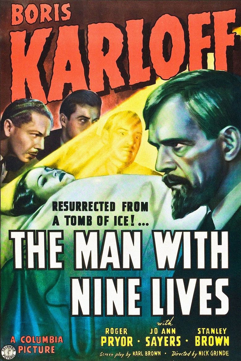 The Man with Nine Lives Poster