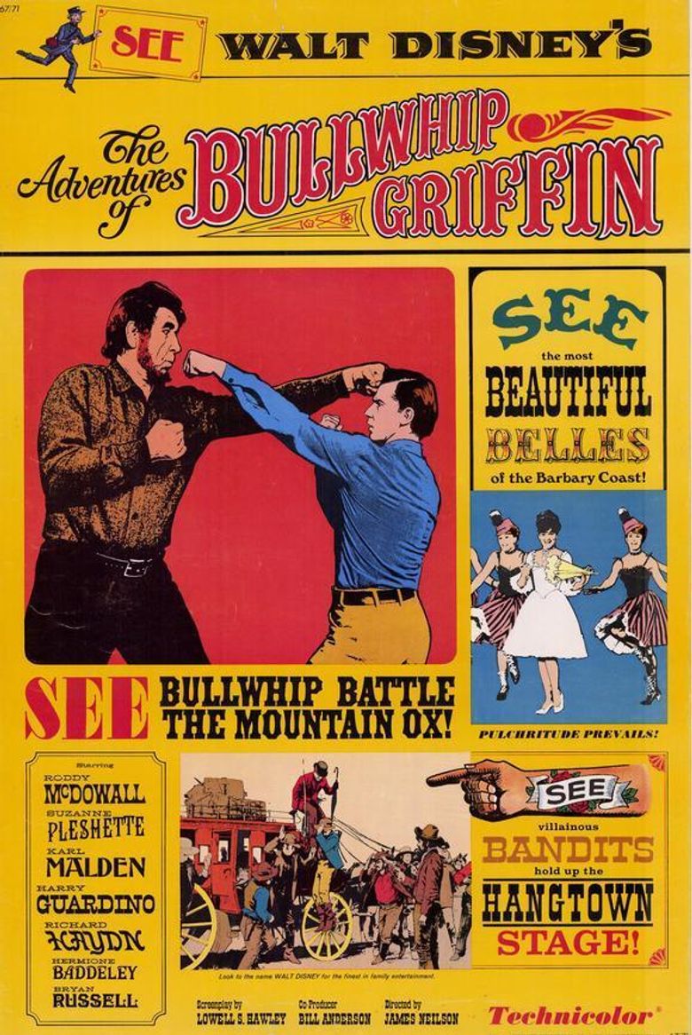 The Adventures of Bullwhip Griffin Poster
