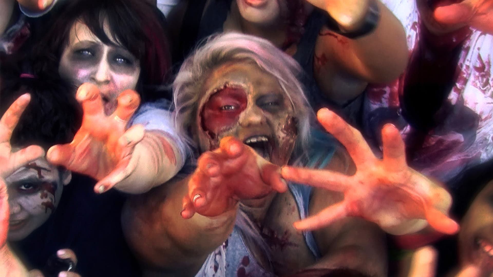 Dead Meat Walking: A Zombie Walk Documentary Backdrop