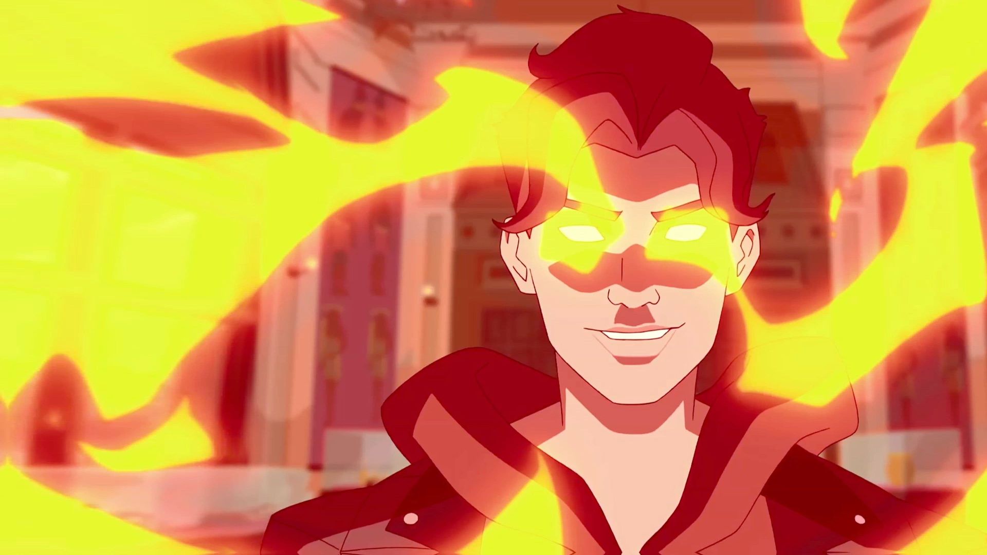 Marvel Rising: Playing with Fire Backdrop