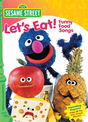  Sesame Street: Let's Eat! Funny Food Songs Poster