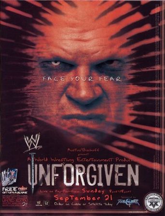  WWE Unforgiven 2003 Poster