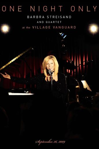 Barbra Streisand And Quartet at the Village Vanguard - One Night Only Poster