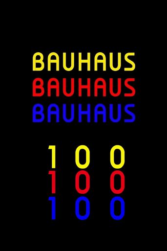  Bauhaus 100 Poster