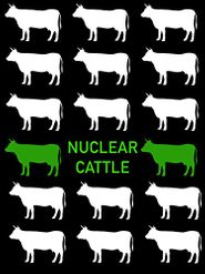  Nuclear Cattle Poster