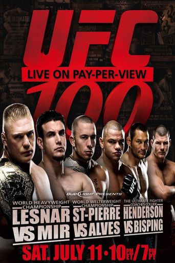  UFC 100: Making History Poster