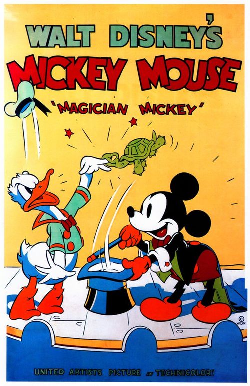Magician Mickey Poster