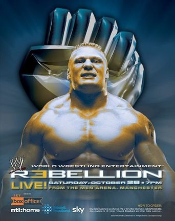  WWE Rebellion 2002 Poster