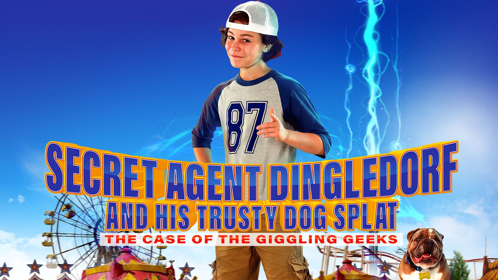 Secret Agent Dingledorf and His Trusty Dog Splat Backdrop