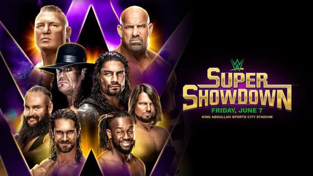 WWE Super Show-Down Backdrop