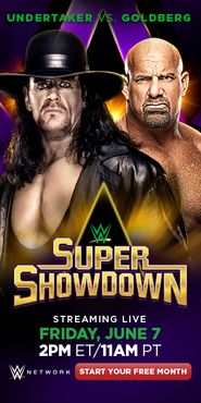  WWE Super Show-Down Poster
