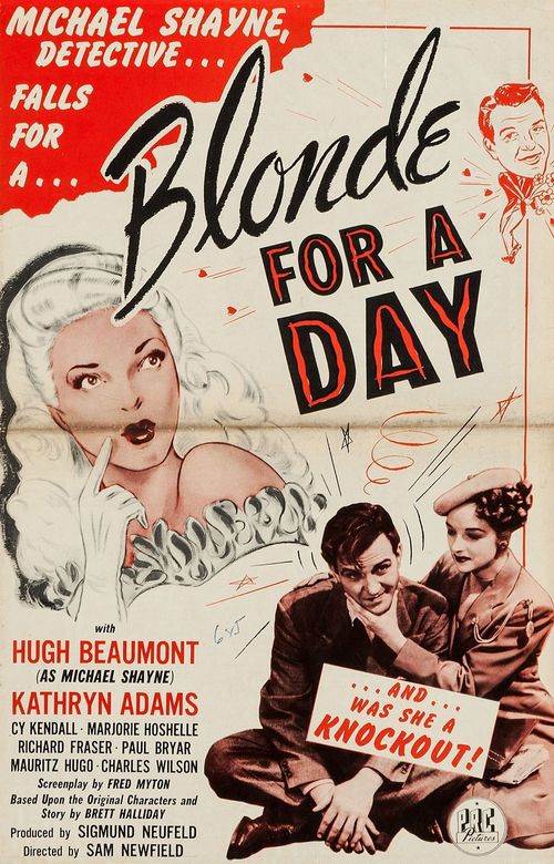 Blonde for a Day Poster