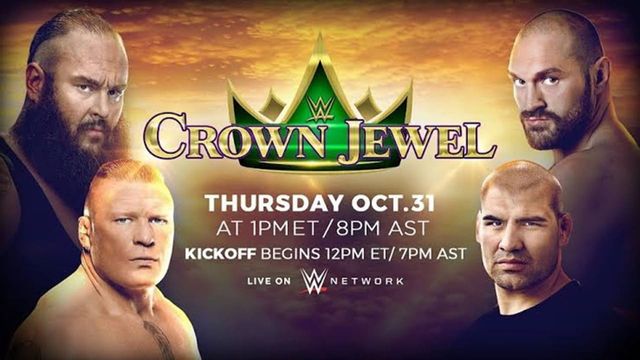 WWE Crown Jewel Backdrop