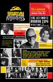  Saturday Nightmares: The Ultimate Horror Expo of All Time! Poster