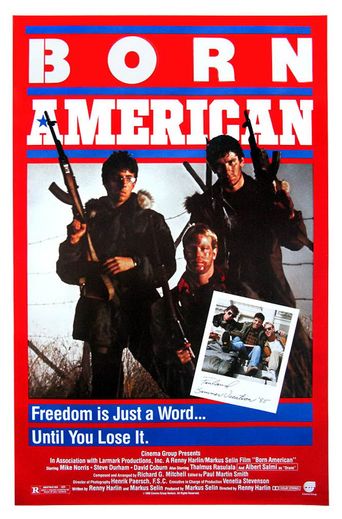  Born American Poster