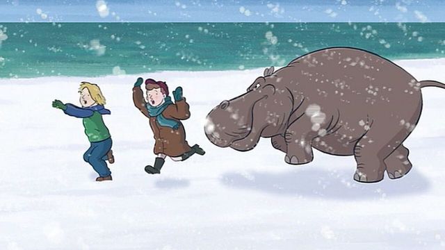 A Child's Christmas Backdrop