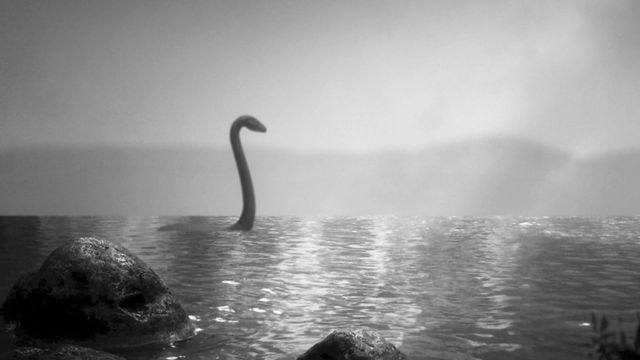 Aliens at Loch Ness Backdrop