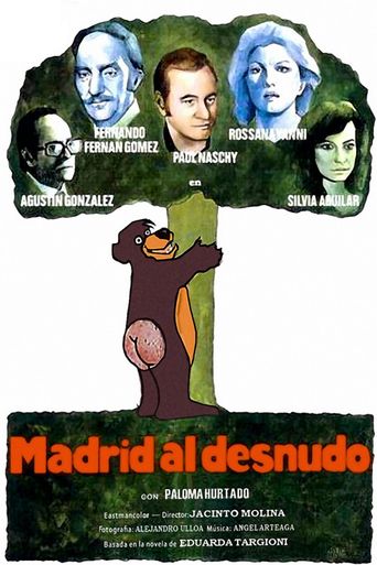  Naked Madrid Poster