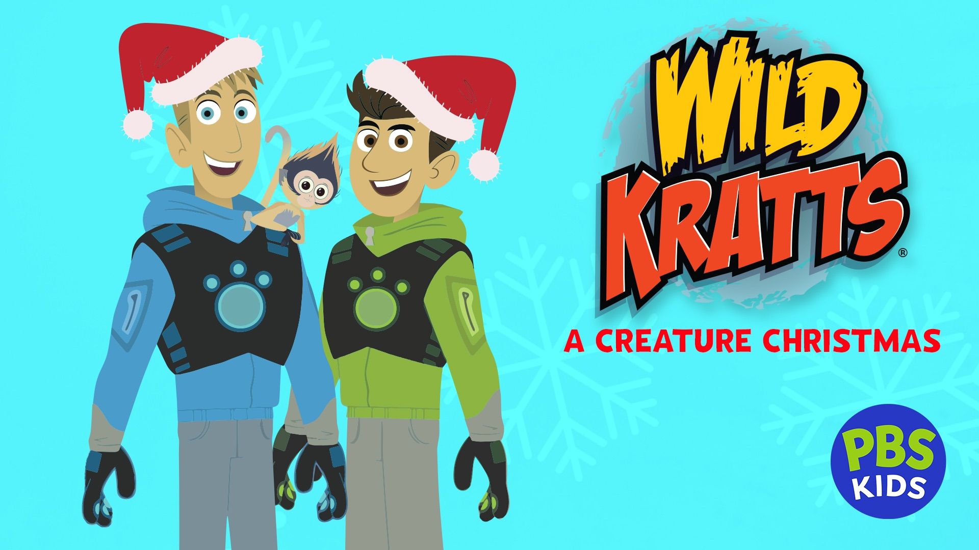 Wild Kratts: A Creature Christmas Backdrop