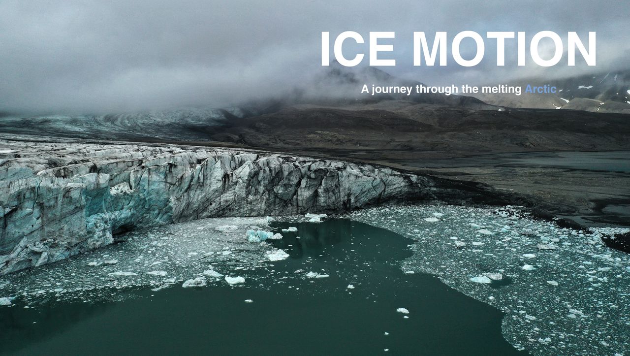 Ice Motion: A Journey Through the Melting Arctic Backdrop