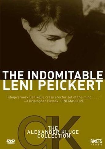  The Indomitable Leni Peickert Poster