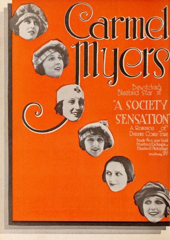  A Society Sensation Poster