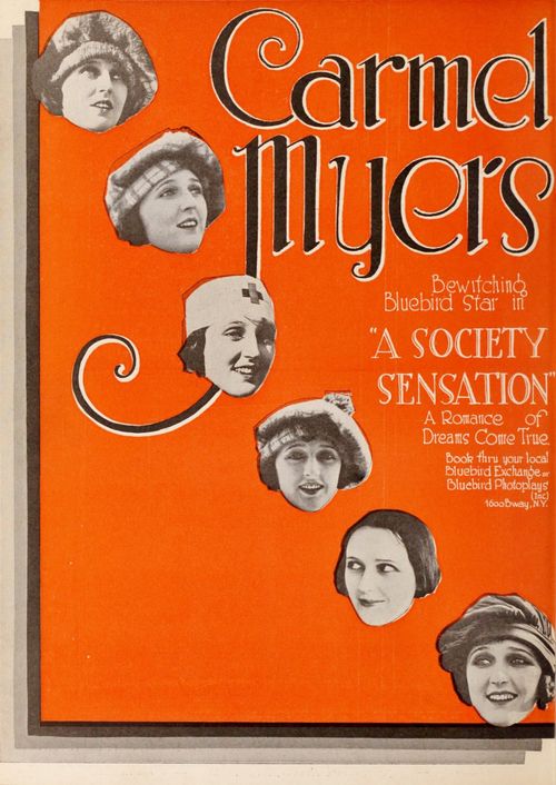 A Society Sensation Poster
