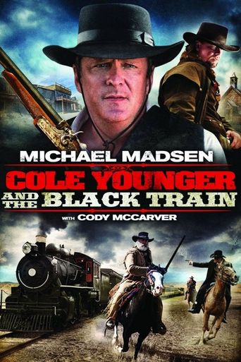  Cole Younger & The Black Train Poster