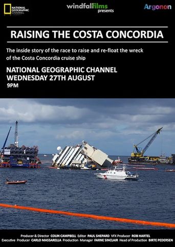  Raising the Costa Concordia Poster