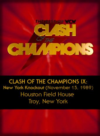  WCW Clash of the Champions IX: New York Knockout Poster