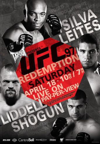  UFC 97: Redemption Poster
