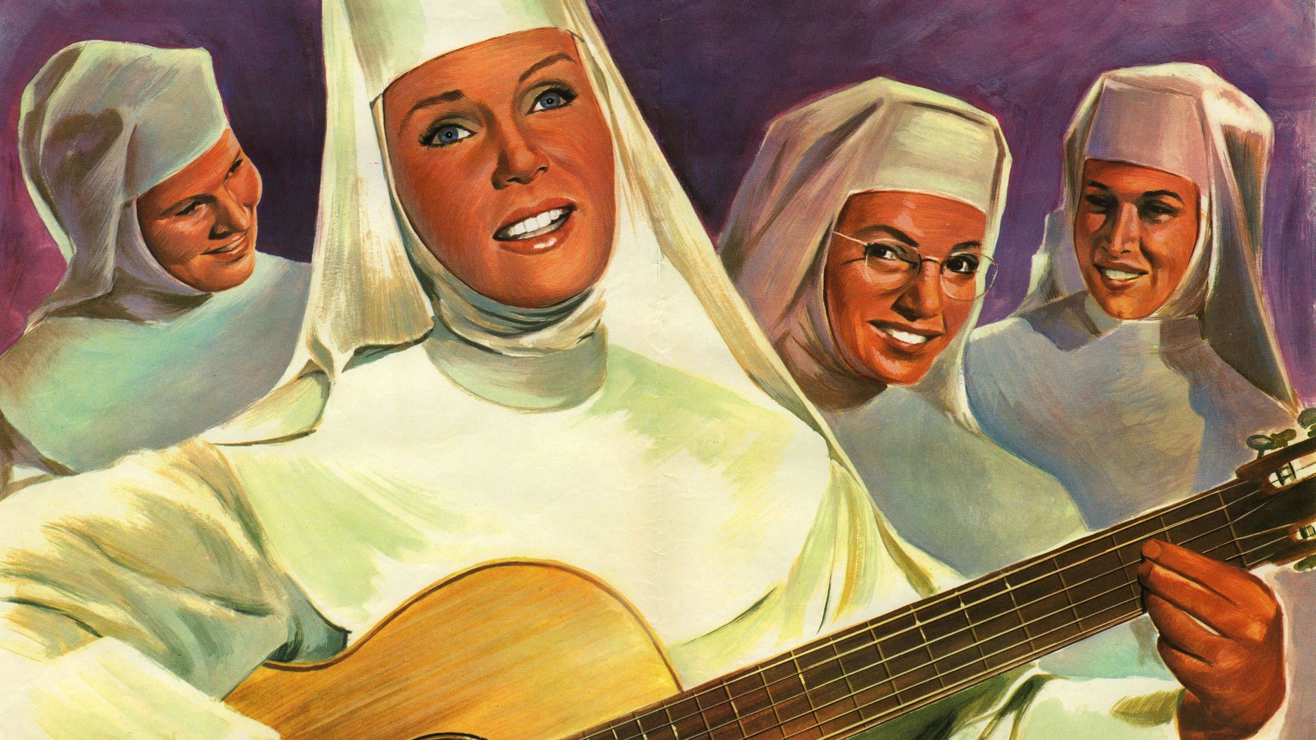 The Singing Nun Backdrop