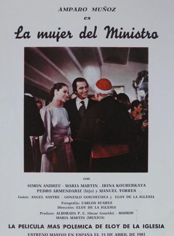 La mujer del ministro Poster